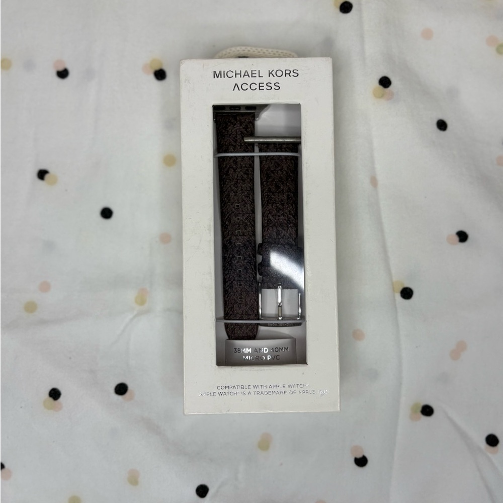 Michael Kors Brown Leather Watch Strap
